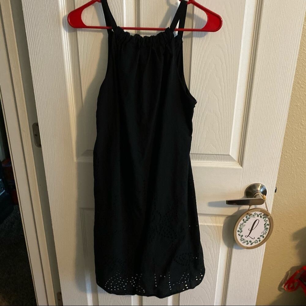 Max Studio Little Black Shift Dress Sleeveless Size XS